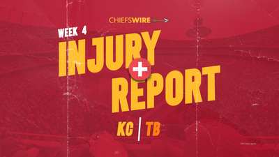 First injury report for Chiefs vs. Buccaneers, Week 4