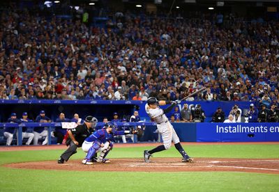 Aaron Judge hits his 61st home run, tying the six-decade-old American League record