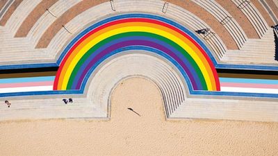 HELL YES: Coogee’s Iconic Rainbow Is Getting An Upgrade To Include The Progress Pride Flag