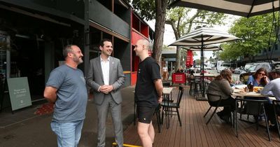 Take a look at the new outdoor dining deck on Darby Street