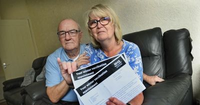 Frail couple left 'shaking and in agony' slam 'disgraceful' Covid vaccine queue wait