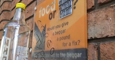 Council to remove second 'food or drugs' sign spotted in Manchester city centre