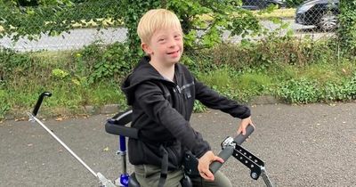 Belfast boy with Down Syndrome gets 'life-changing' adapted bike