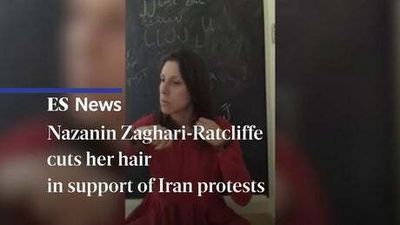 Nazanin Zaghari-Ratcliffe cut her hair in solidarity with protesters in Iran