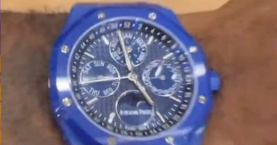 LeBron James shows off new £100,000 watch and jokes he's already given it a nickname