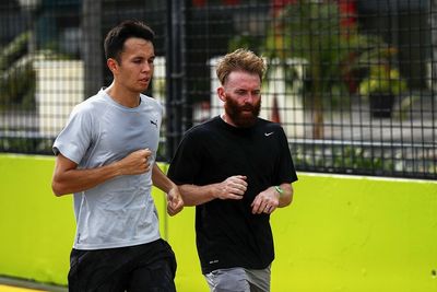 Pain-free Albon "fit as I can be" for Singapore F1 return