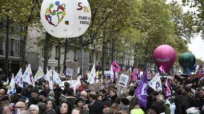 Thousands strike in call for increased wages, earlier retirement