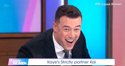 Strictly Come Dancing professional Kai Widdrington's jaw drops at Kaye Adams twerking video