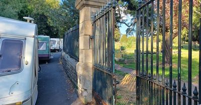 Greenbank View van-dwellers hope cemetery gate will be left open