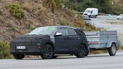 2023 Hyundai Kona EV Shows Interior And Charging Port In New Spy Photos