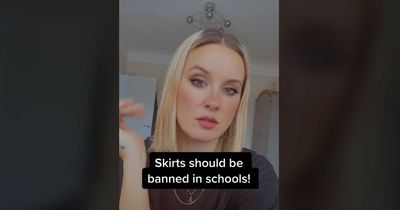 Mum divides opinion after saying skirts should be banned from schools in viral TikTok