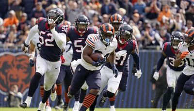 Once panned, Bears’ O-line driving a stellar run game
