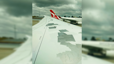Tape on a plane? We look into viral photo that suggests Qantas is winging it with repairs