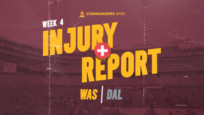 Second injury report for Commanders vs. Cowboys, Week 4