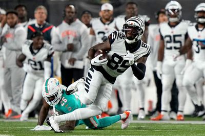 Tee Higgins dominated Dolphins while battling sprained ankle