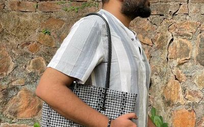 Plastic knot koodais are now chic handbags and clutches