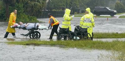 Hurricane Ian flooded a hospital and forced evacuations from dozens of nursing homes – many health facilities face rising risks from severe storms