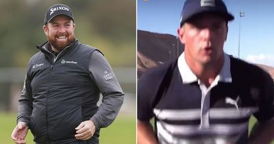 Shane Lowry roasts LIV Golf rebel Bryson DeChambeau as he mocks himself after rope injury