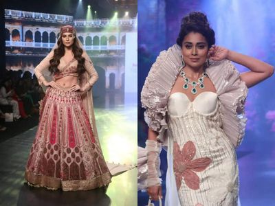 Elnaaz Norouzi and Shriya Saran stun as showstoppers on Day 1 of BTFW 2022
