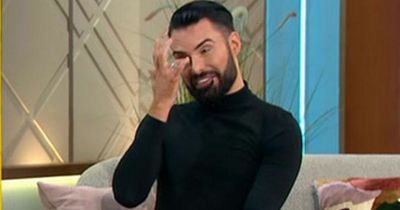 Rylan Clark cries at sweet message from 'mum and dad' Ruth Langsford and Eamonn Holmes