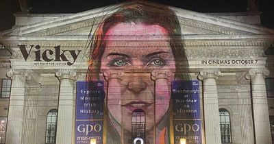 Vicky Phelan’s image projected onto GPO ahead of new documentary