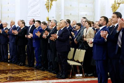 Extracts from Putin's speech at annexation ceremony