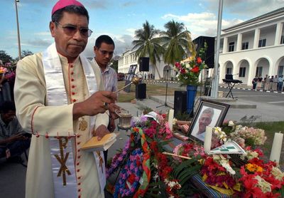 East Timor's Catholics rally behind accused Nobel bishop