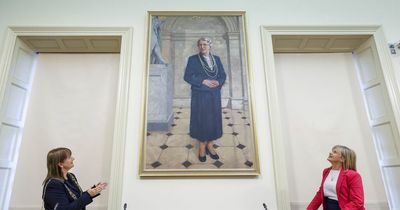 Portrait of Dublin's first female Lord Mayor unveiled in Council chamber