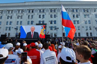 Reaction to Putin proclaiming annexation of Ukrainian lands