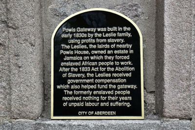 Scottish university installs plaque to recognise its legacy of slavery