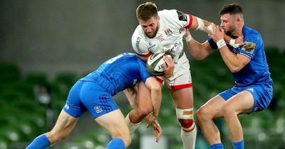 What time and TV channel is Ulster v Leinster on today in the United Rugby Championship?