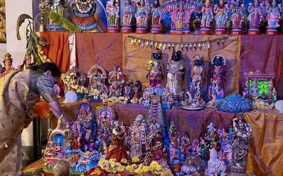 Dolls adorn Bengaluru homes for Bombe Habba