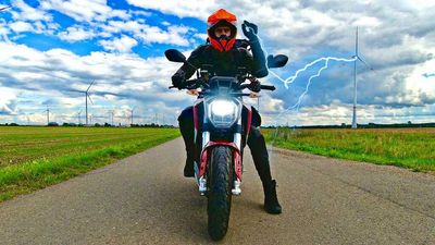 This Rider Is Attempting To Go Around The World On A Zero SR/F