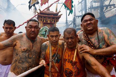 Thai vegetarian festival returns after COVID hiatus