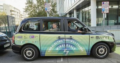 UK's first wireless electric taxis trial to launch in Nottingham