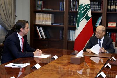 Lebanon receives U.S. mediator proposals for maritime border with Israel -presidency