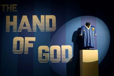 Maradona 'Hand of God' shirt to go on display during World Cup