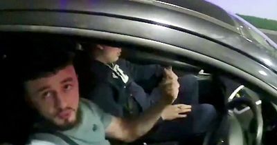Moment £500k car theft gang arrested at McDonald's drive-thru after botched raid