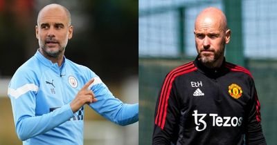 Pep Guardiola and Erik ten Hag insider makes prediction on Man City vs Manchester United tactics