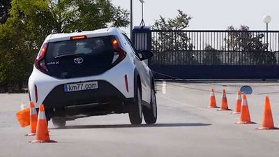 Toyota Aygo X Understeers Its Way Through Dreaded Moose Test
