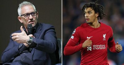 Gary Lineker wades in on Trent Alexander-Arnold debate with "nonsensical myth" remark