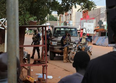 Gunfire, confusion grip Burkina Faso day after coup, fire breaks out at French embassy