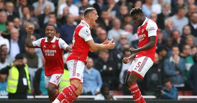 What Granit Xhaka did after Thomas Partey's Arsenal goal in North London Derby vs Tottenham