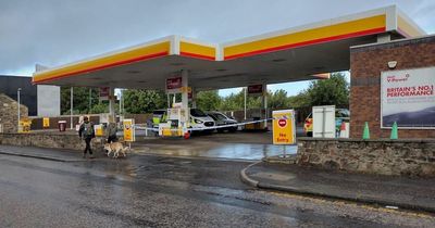 Edinburgh petrol station cordoned off as police lock down local garage