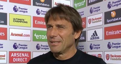 Antonio Conte's blunt response to Emerson Royal red card as he reacts to Arsenal defeat