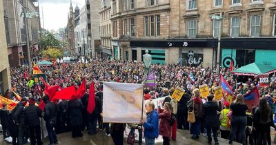Thousands of Scots protest in Glasgow over cost-of-living crisis as energy bills soar