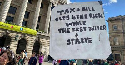 Hundreds gather in Nottingham city centre for cost of living protests