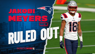 Patriots WR Jakobi Meyers downgraded to out against Packers