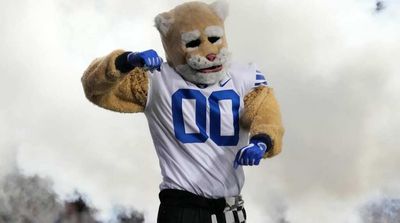 BYU Mascot Shows Off Ridiculous Arm Strength in Viral Video