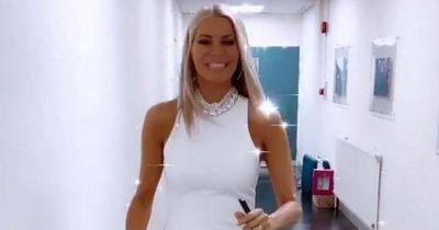 Strictly Come Dancing's Tess Daly is a vision in sparkly white mini dress for second live show